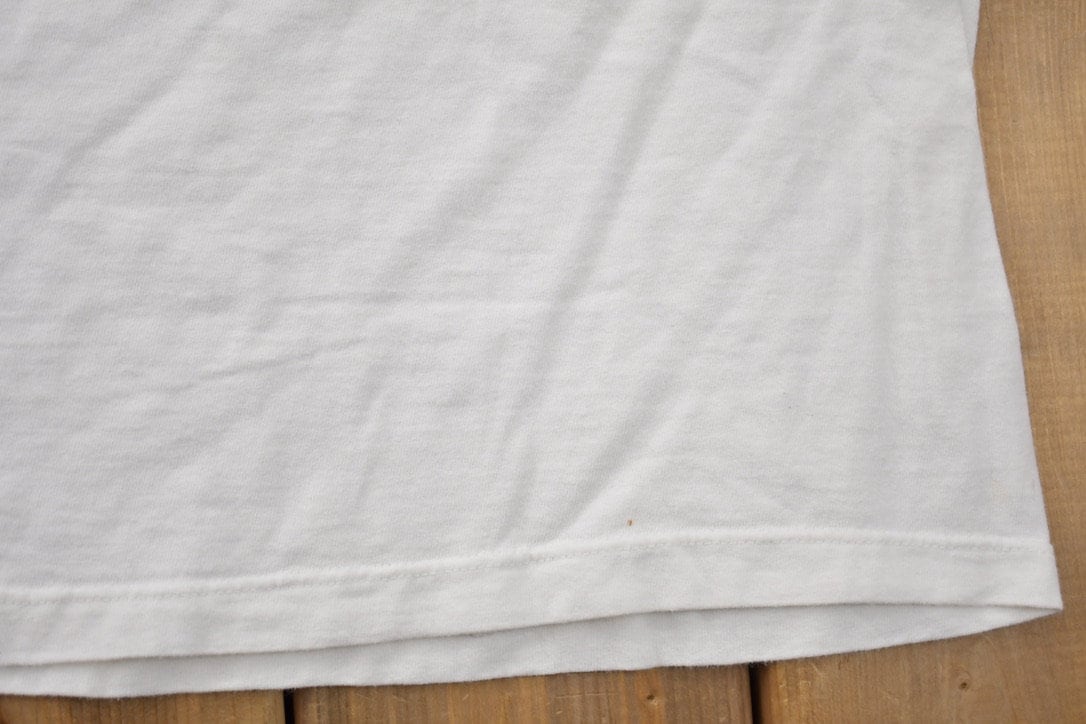 Vintage 1990s Santa Monica Pier Embroidered T-Shirt