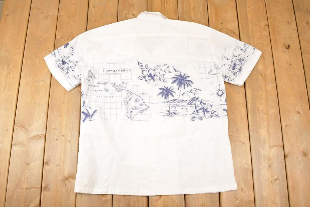 Vintage 1990s Rai Nam Hawaiian Button Up Shirt Men's XL