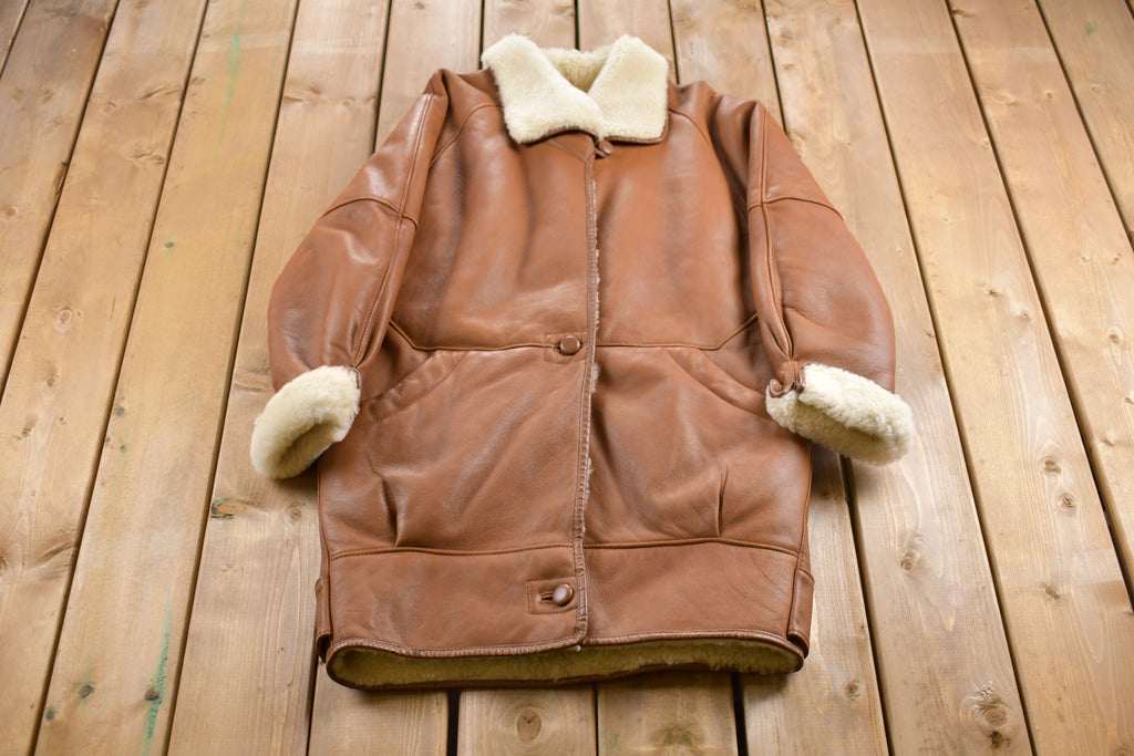 Vintage 1980s Shearling Fur Coat