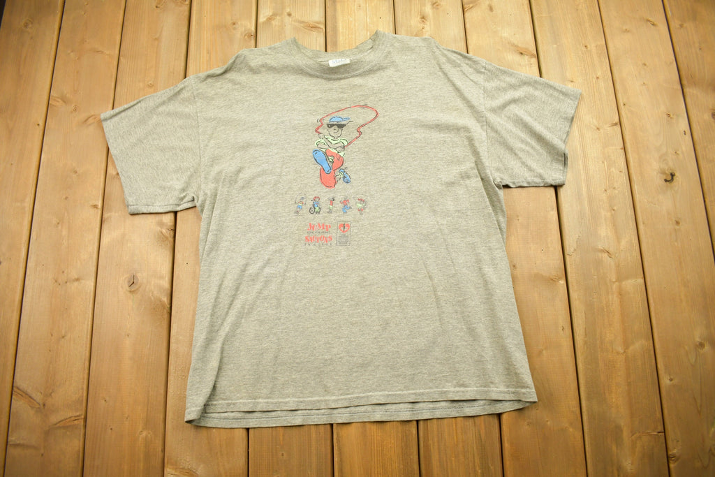 Vintage 1990s Jump Rope For Heart Graphic T Shirt