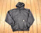 Vintage Y2K Carhartt Heavyweight Hooded Sweatshirt Men's L