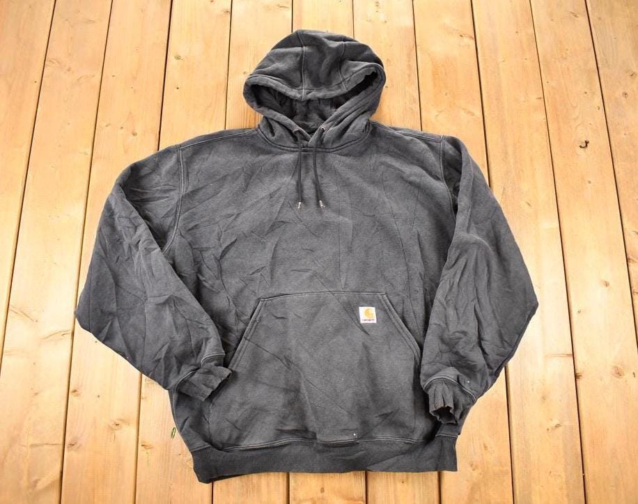 Vintage Y2K Carhartt Heavyweight Hooded Sweatshirt Men's L