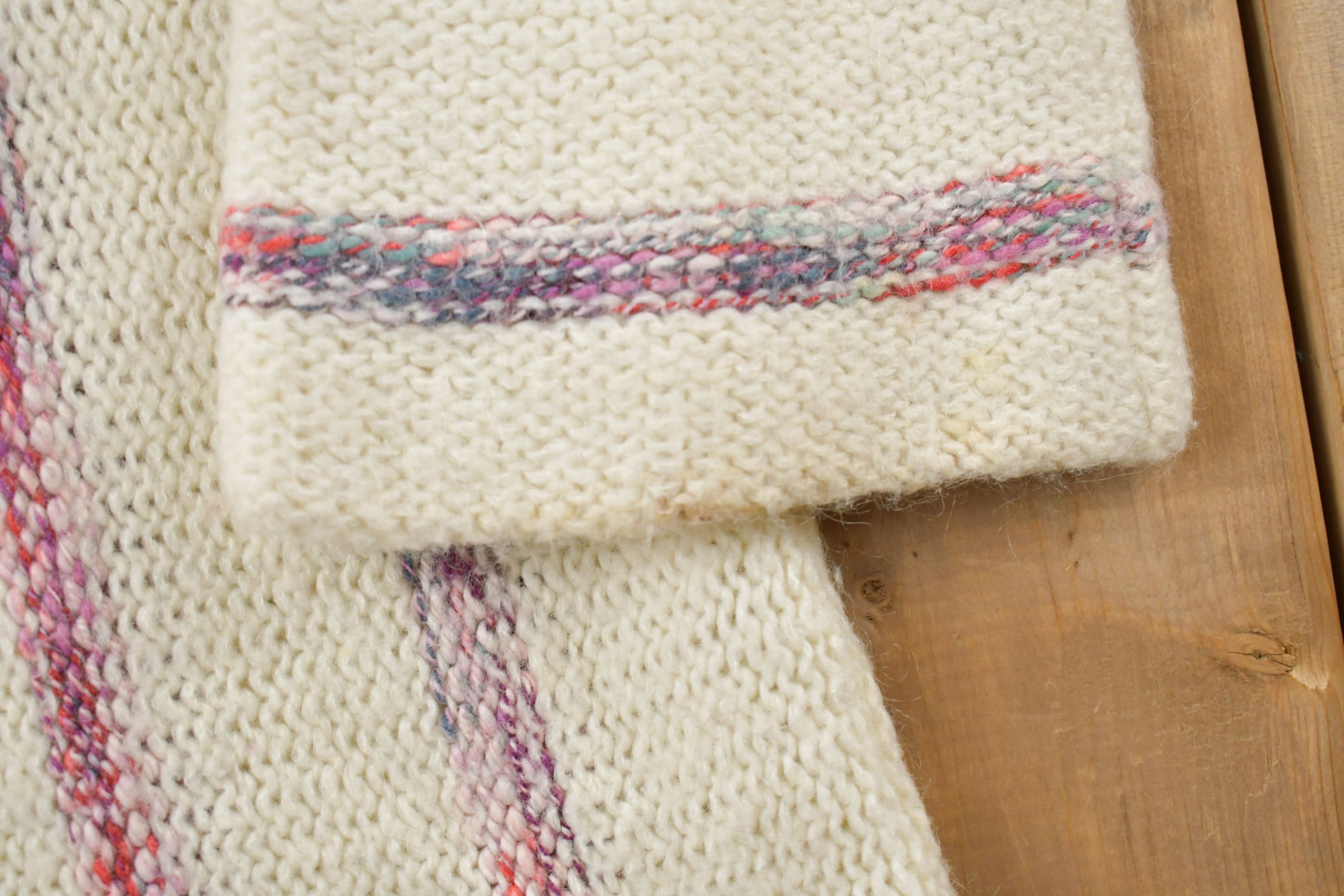 Vintage 1980s Striped Knitted Sweater