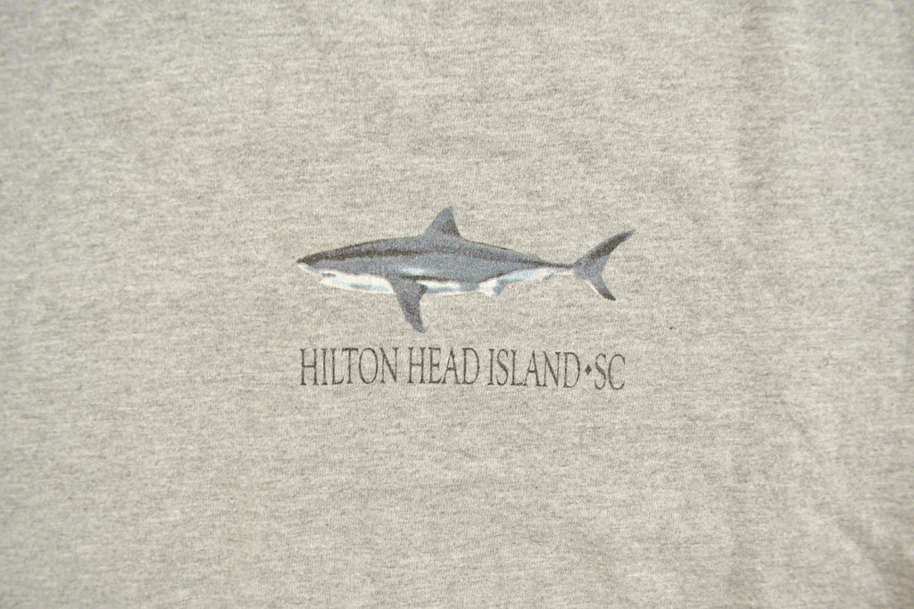 Vintage 1990s Hilton Head Sharks Souvenir T Shirt