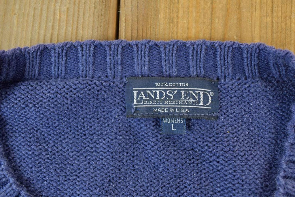 Vintage 1990s Lands End Knit T-Shirt