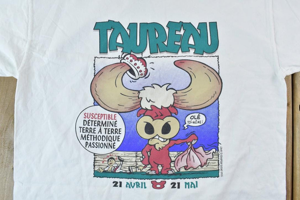 Vintage 1990s French Taureau Souvenir T-Shirt