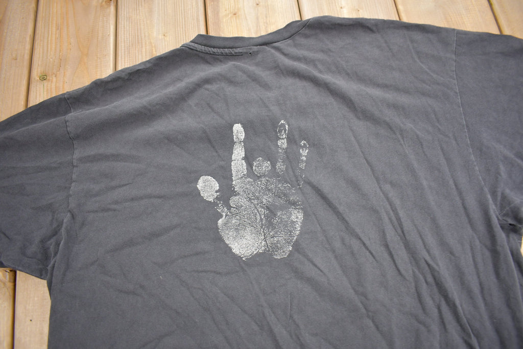 Vintage 1993 Jerry Garcia All Over Print Graphic T-Shirt