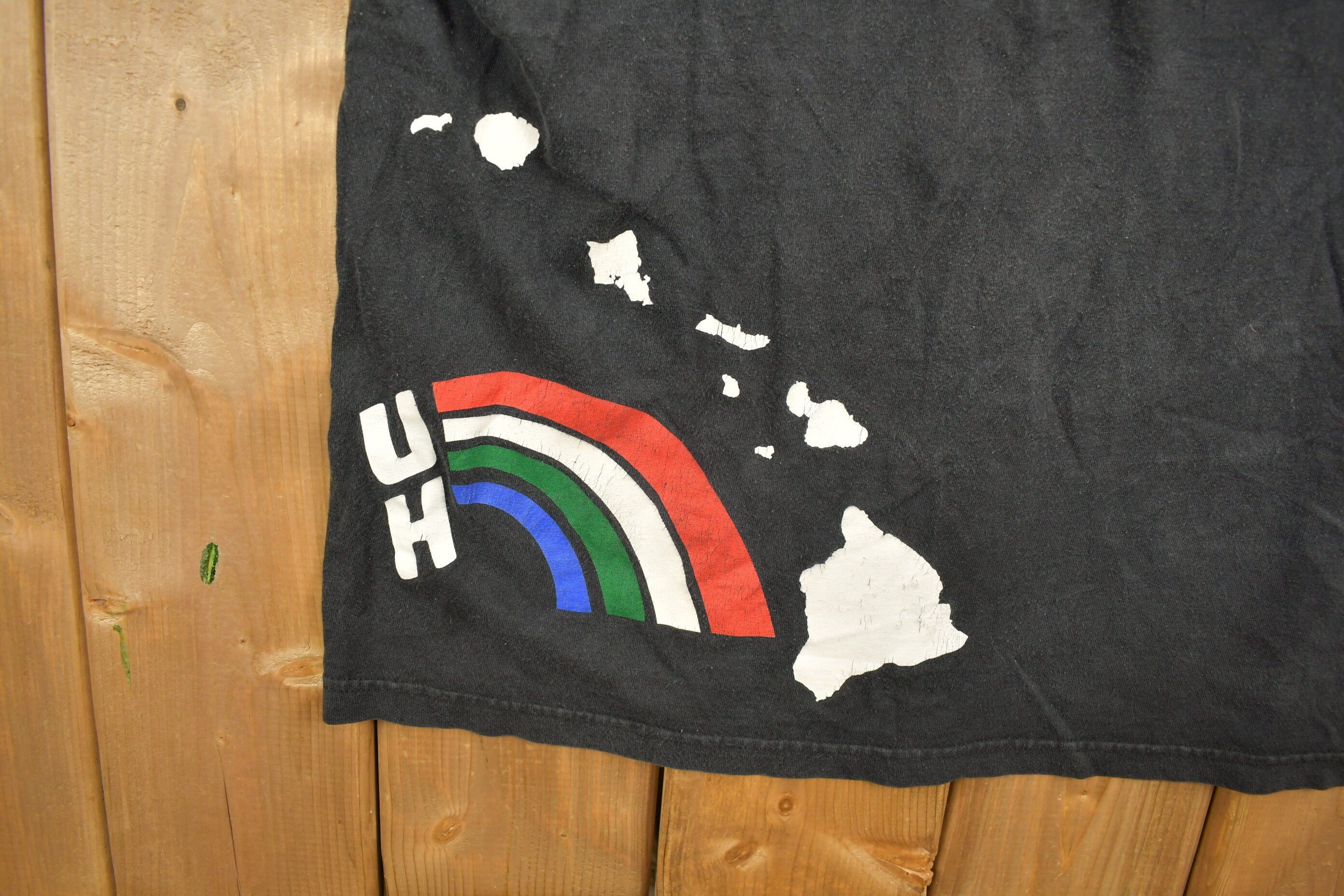 Vintage 1990s Rainbow Funny Graphic T-Shirt