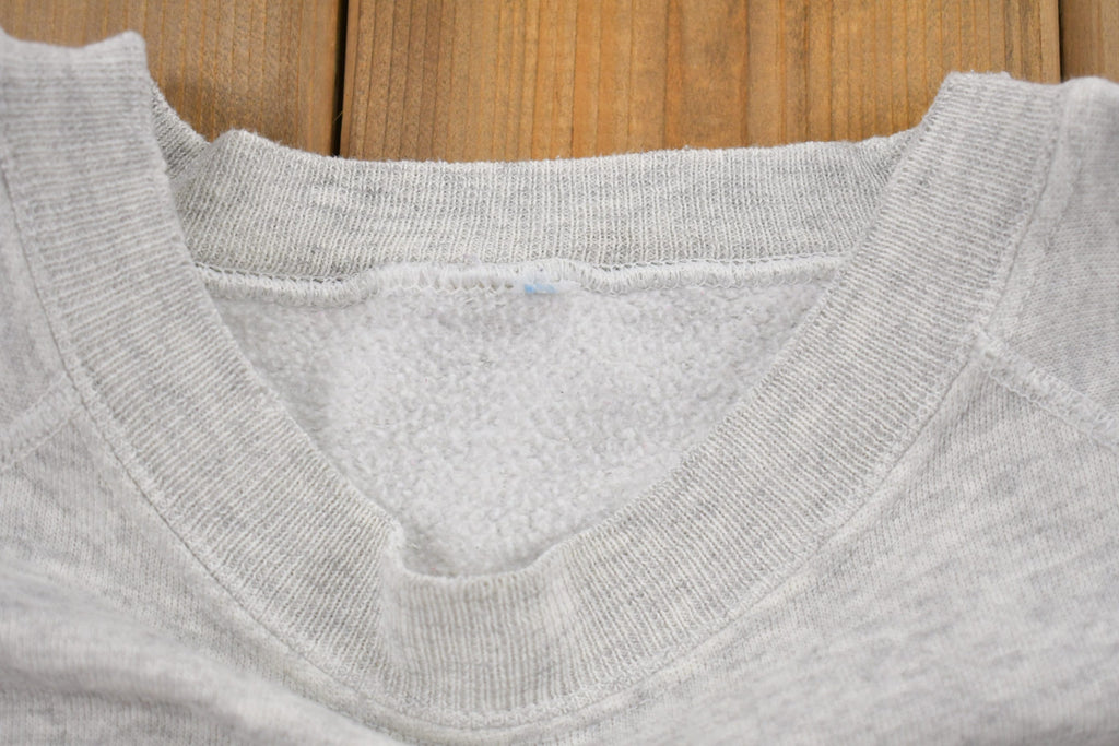 Vintage 1980s Cute Heart Graphic Raglan Crewneck Sweatshirt