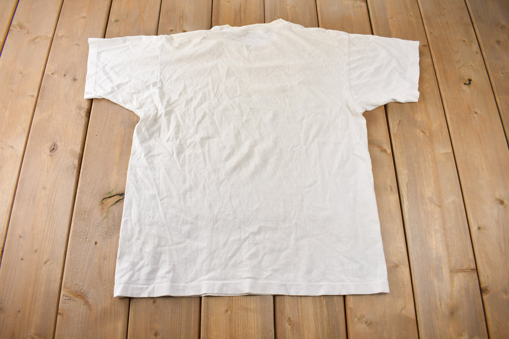 Vintage 1990s P-40 Curtiss Warhawk Fighter Plane Single Stitch Graphic T Shirt Made In USA Size M