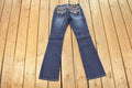Vintage Deadstock Y2K Miss Me Bedazzled Low Rise Jeans Women's Size 26x31