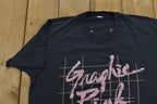 Vintage 1980s Graphic Pink Tour T-Shirt