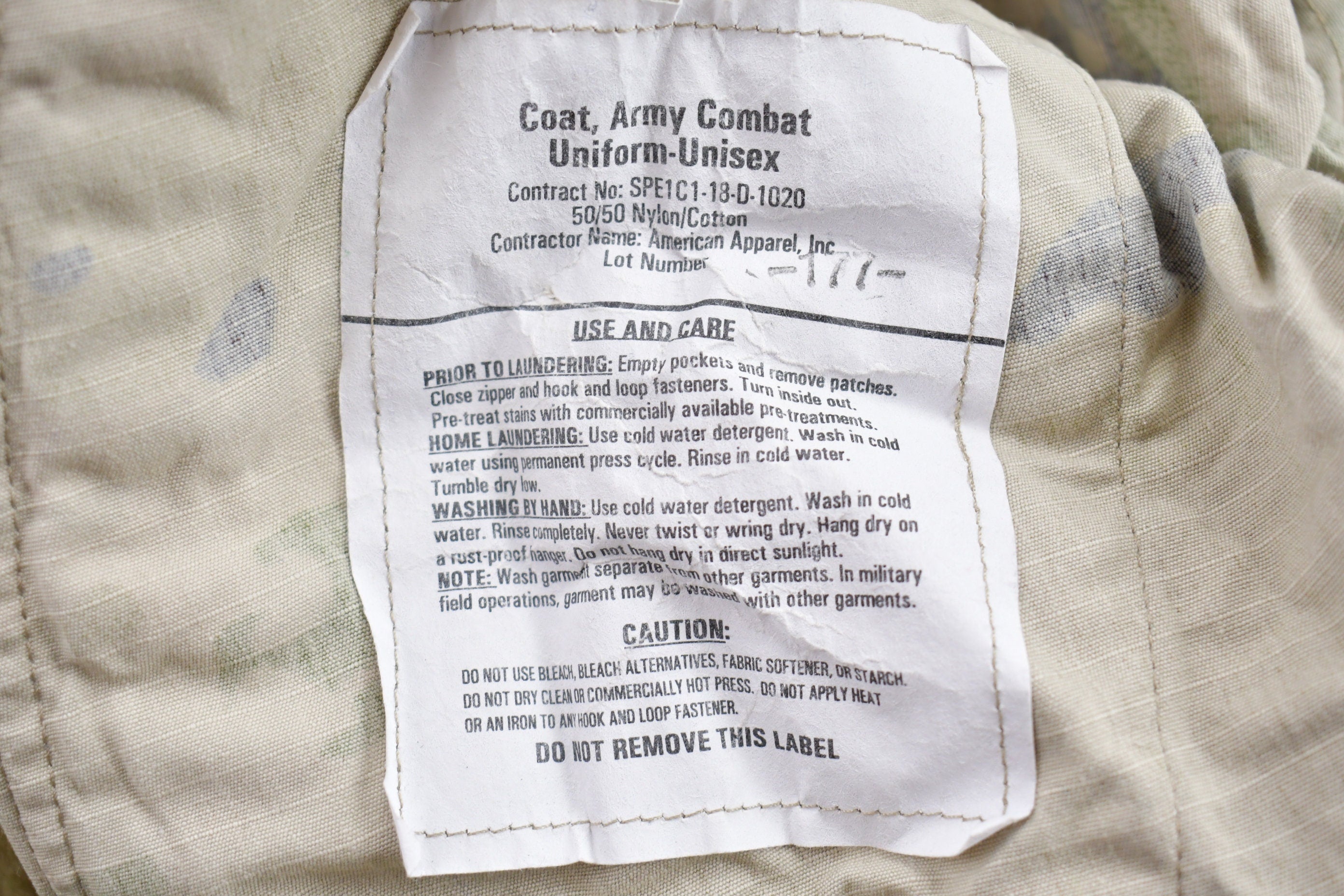 Vintage 2001 Military Button Up Combat Shirt