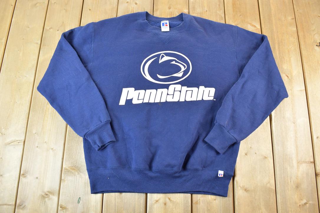 Vintage 1990s Penn State University Russell Crewneck Made In USA
