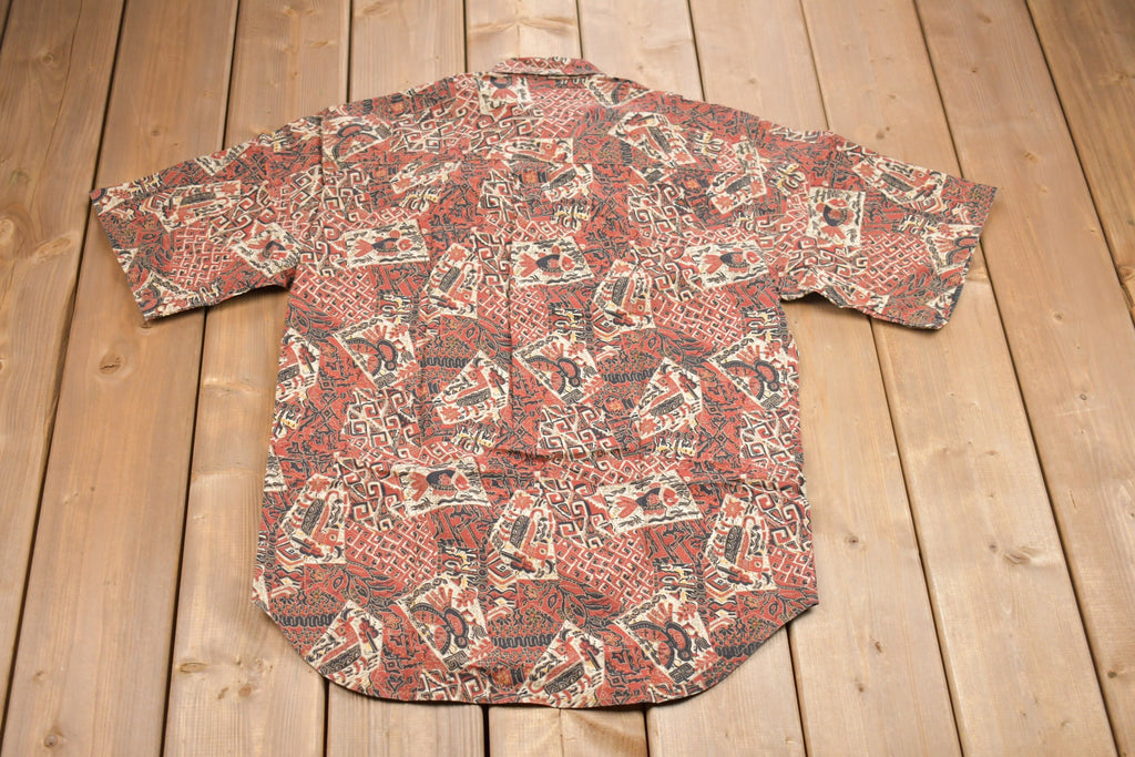 Vintage 1990s Bugle Boy Button Up T-Shirt
