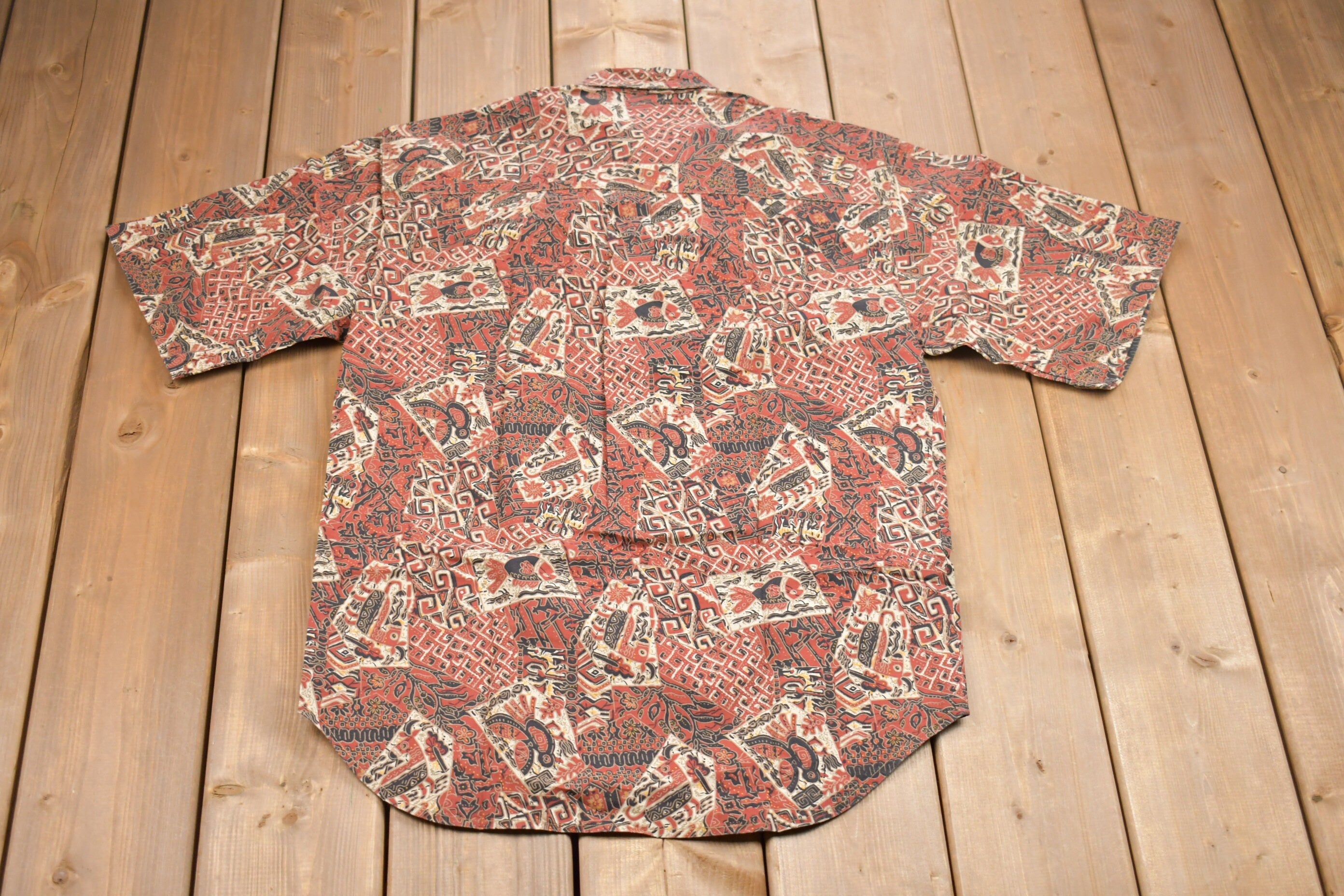 Vintage 1990s Bugle Boy Button Up T-Shirt