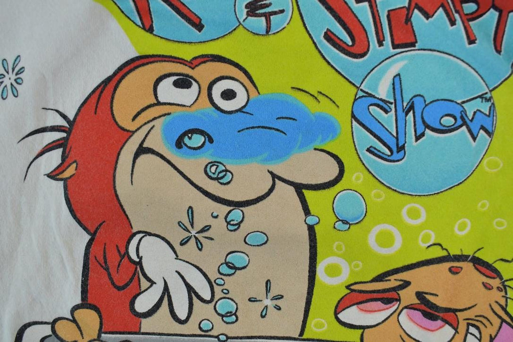 Vintage 1992 The Ren And Stimpy Show Single Stitch T-Shirt