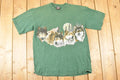 Vintage 1990s Howling Wolves Outdoorsman Souvenir T-Shirt Men's M