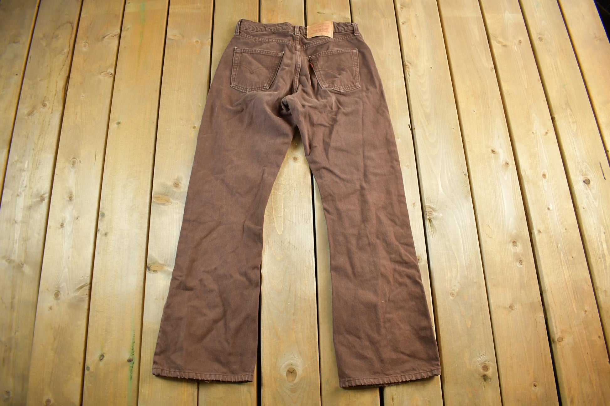 Vintage 1970s Levi's Bell Bottom Corduroy Flare Pants Size 30 x 31