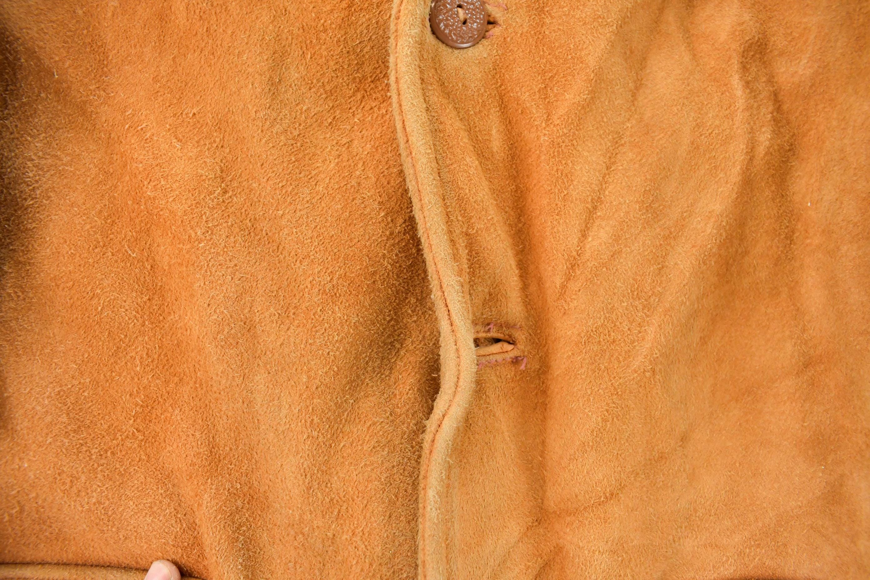 Vintage 1950s Michael's Suede Leather Jacket Men's Large