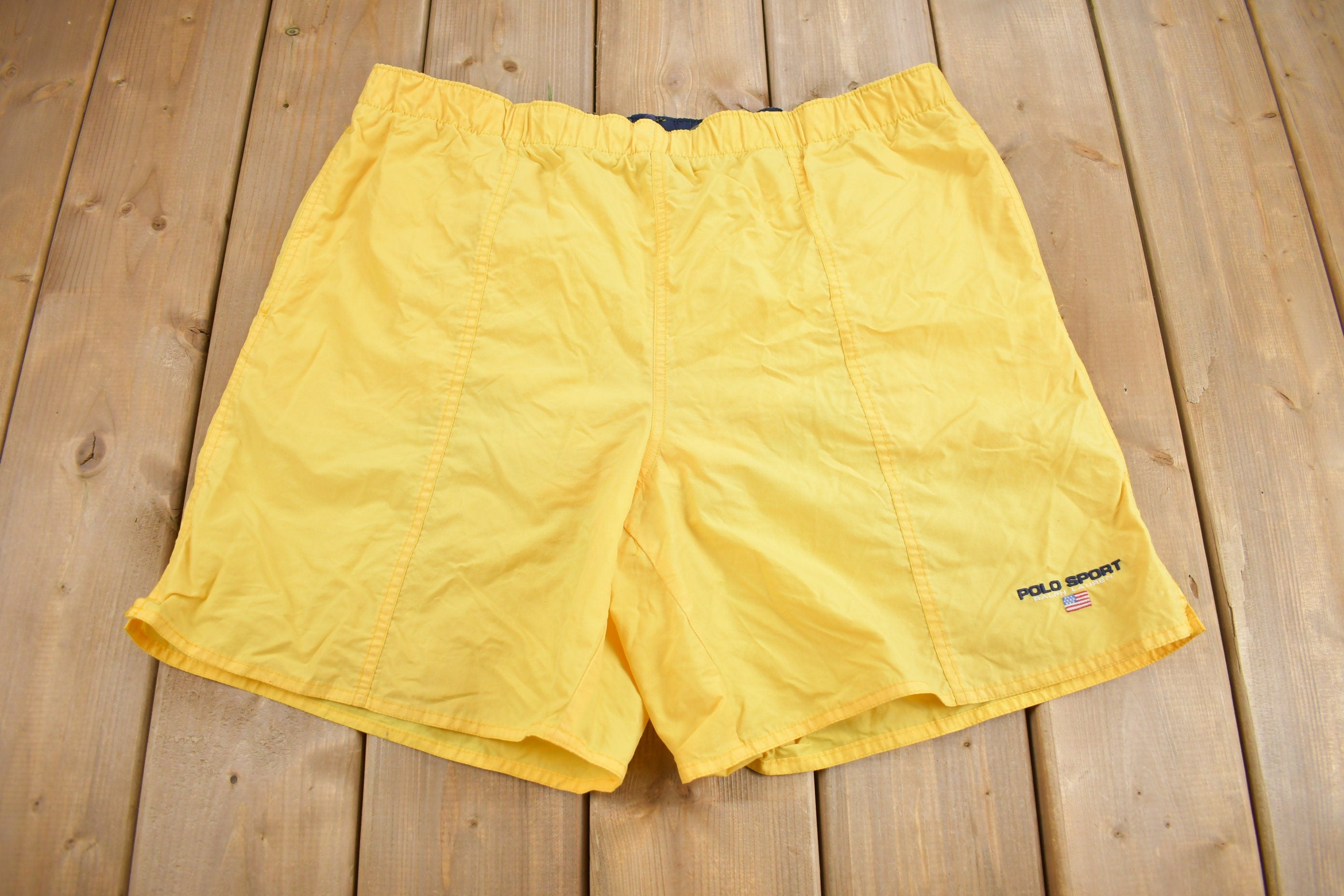 Vintage 1990s Polo Sport Ralph Lauren Swim Shorts Size XL