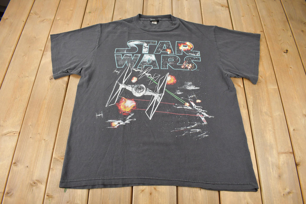 Vintage 1996 Star Wars Tie Fighter Graphic T-Shirt Size XL
