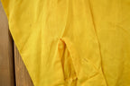 Vintage 1960s Blank Yellow Tapered N' Tails Button Up Shirt  Spear Collar Shirt  1960s Button Up  Vintage Flannel  Basic Button Up