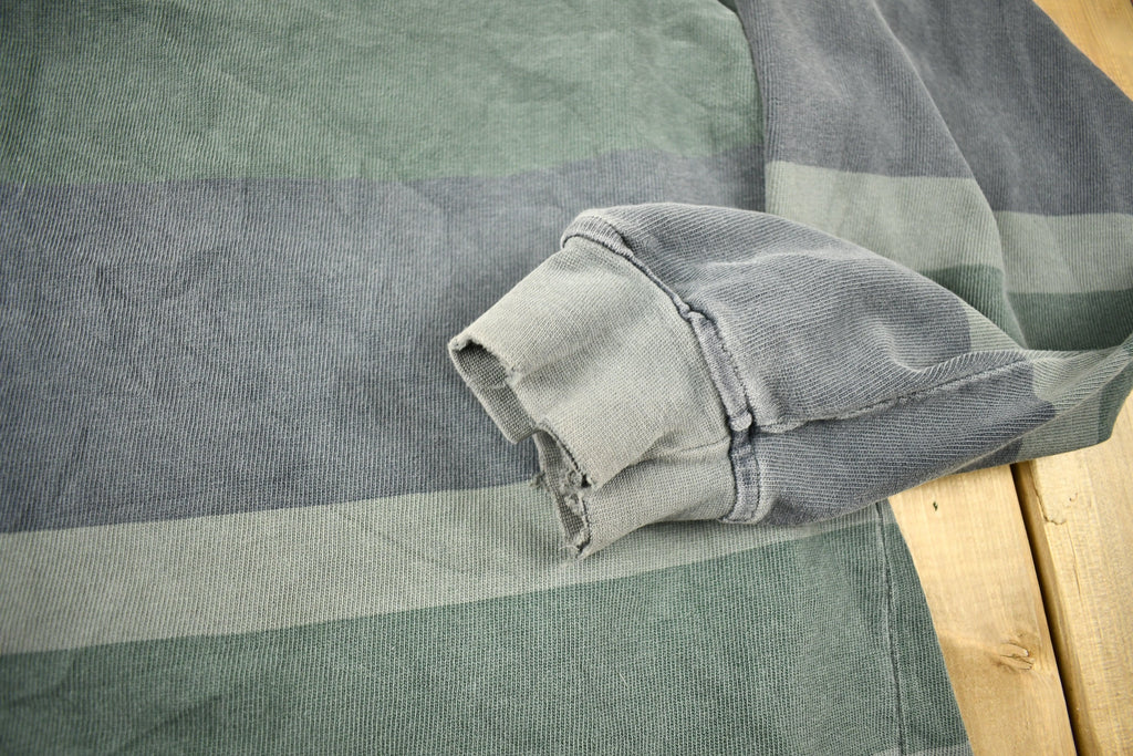 Vintage 1990s Banana Republic Striped Rugby Sweatshirt