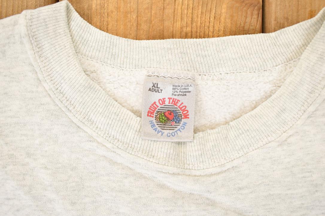 Vintage 1990s Roseau Rams Basketball Crewneck Sweater Mens L