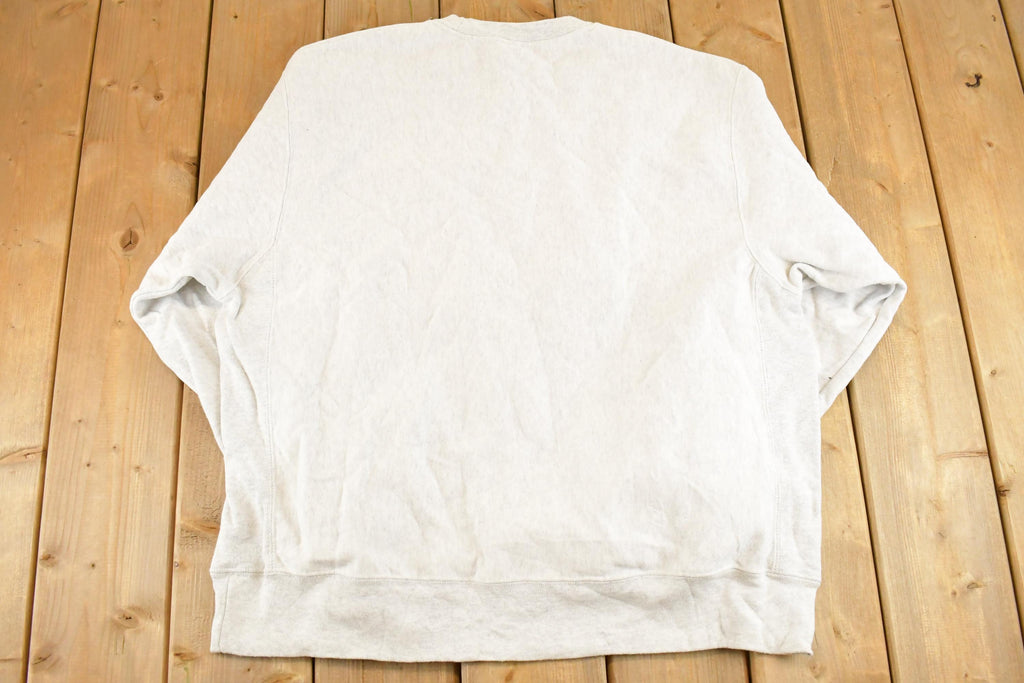 Vintage Y2K The Citadel Champion Reverse Weave Sweatshirt Men's L / 2000s Heavyweight Sweater / 2000s Cross Grain
