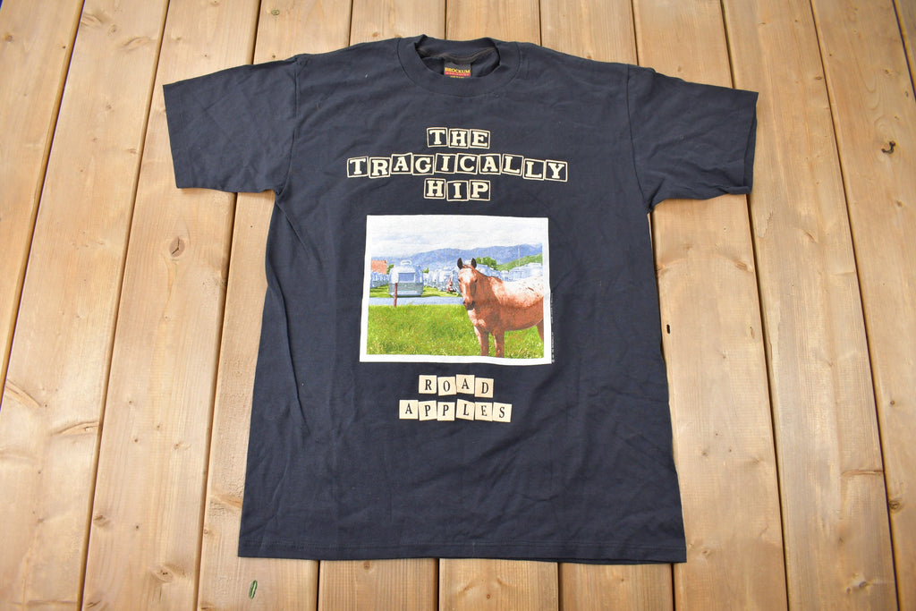 Vintage 1991 Deadstock The Tragically Hip Road Apples Single Stitch Band Tee Made in USA