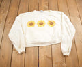 Vintage 1990s Sunflower Theme OSFM Cute Sweater