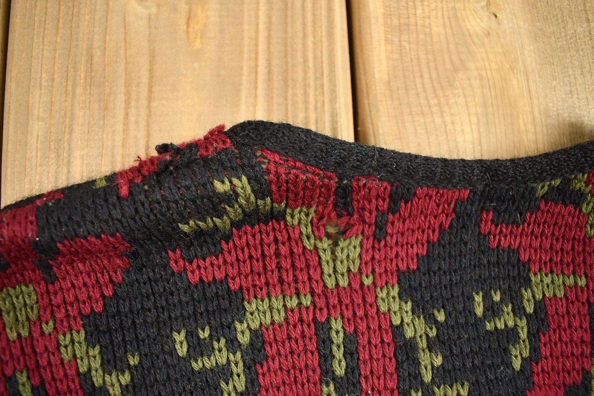 Vintage 1960s Champion Knitting Mills Cardigan Sweater  Vintage Champion  Button Up  Patchwork  True Vintage  Made In Canada