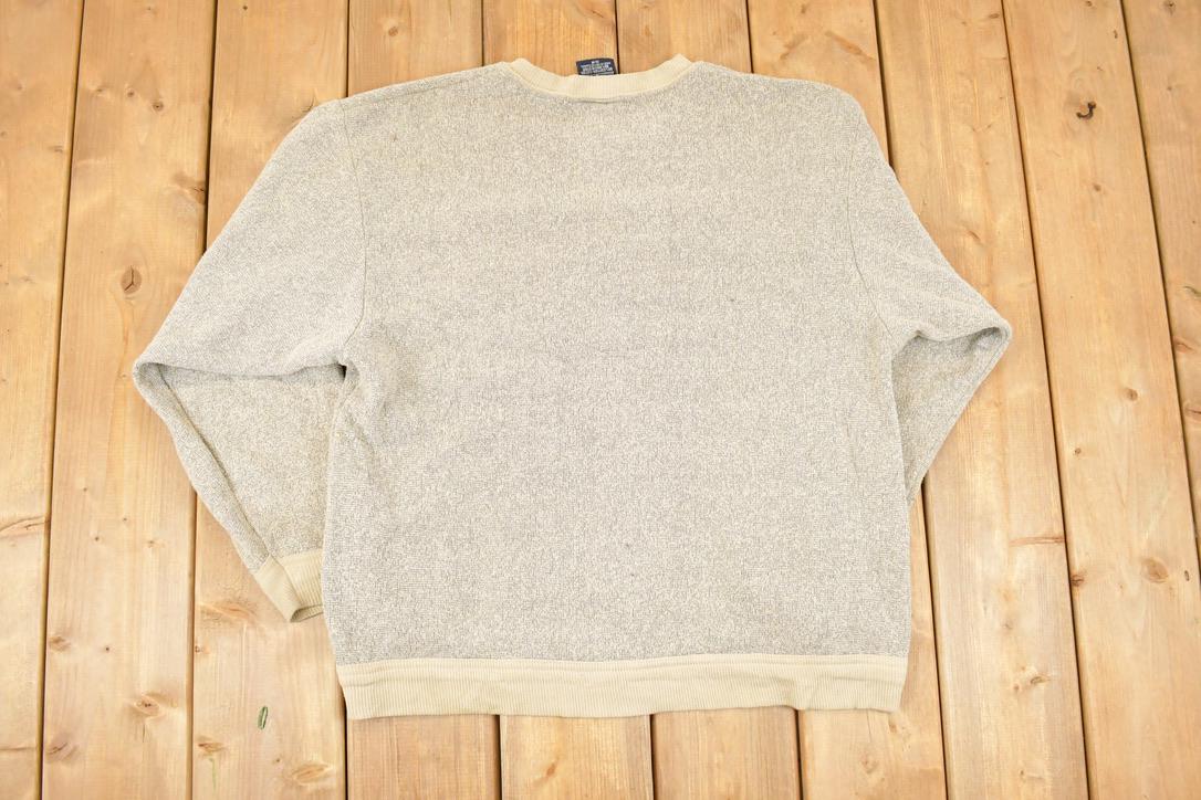 Vintage 1990s Vancouver Canada Embroidered Crewneck Sweatshirt Men's L