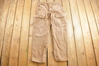 Vintage 1990's Duluth Trading Company Cargo Pants 32 x 30.5 Streetwear Fashion Workwear