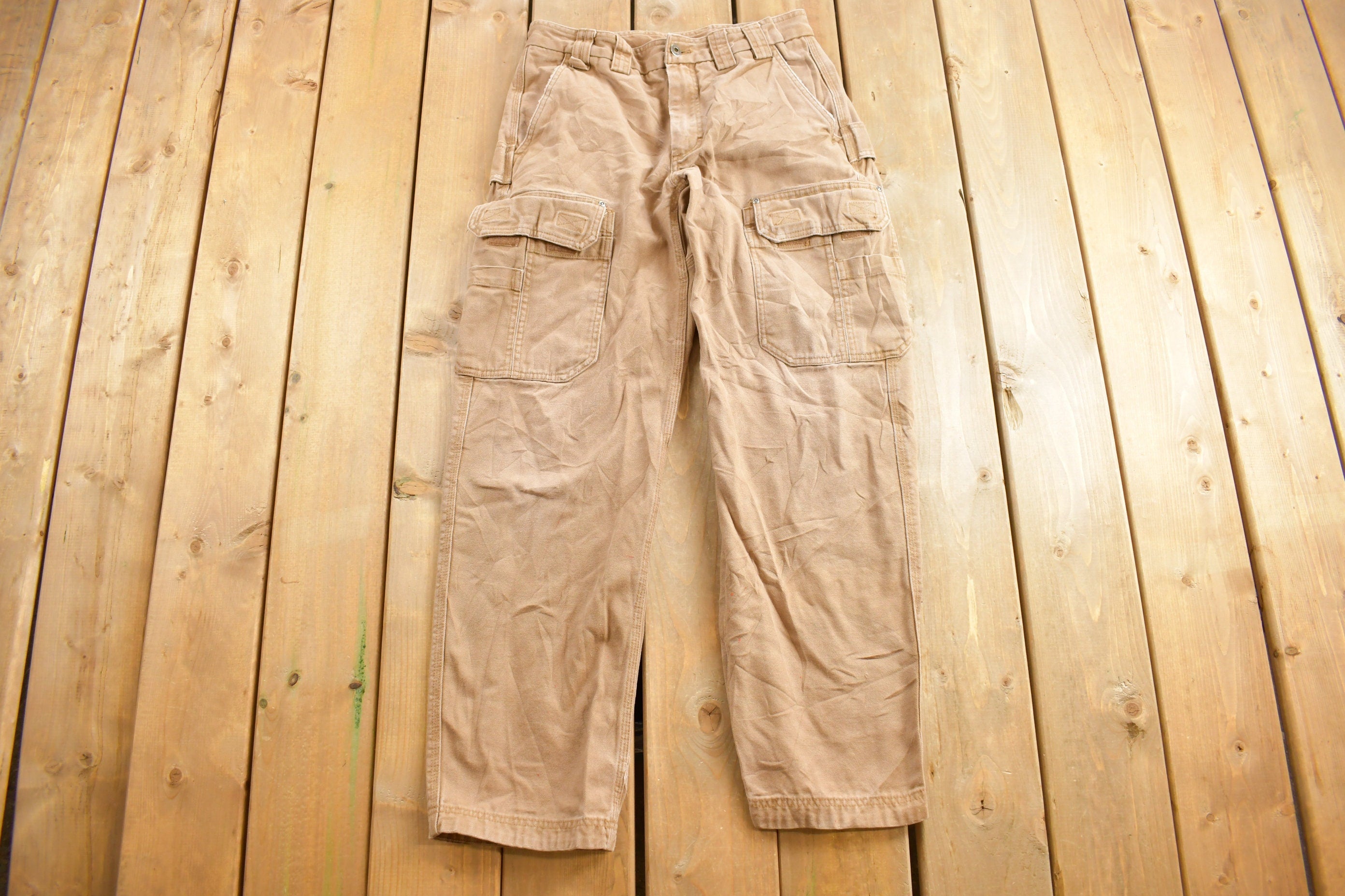 Vintage 1990's Duluth Trading Company Cargo Pants 32 x 30.5 Streetwear Fashion Workwear