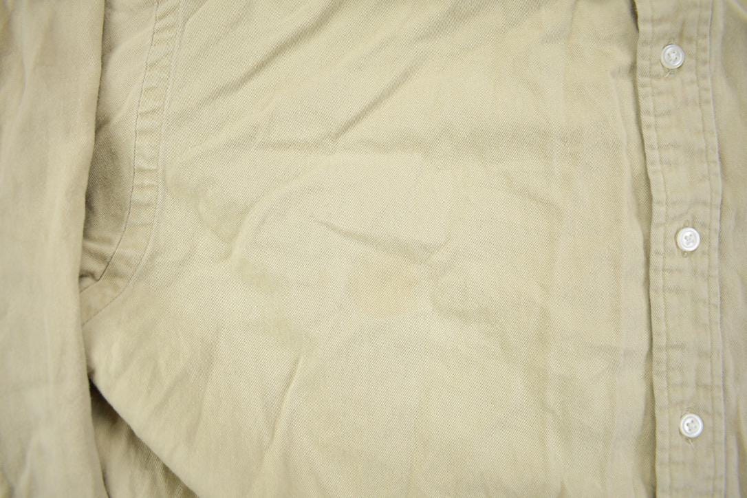Vintage 1990s Eddie Bauer Embroidered Logo Button Up
