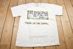 Vintage 1990s Thrill Of The Chase Police Cars Air Brush Graphic T-Shirt  Streetwear  Retro Style  1990s Graphic Tee  Size Extra Large
