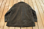 Vintage 1990s Barney's New York Lined Leather Coat Men's XL /