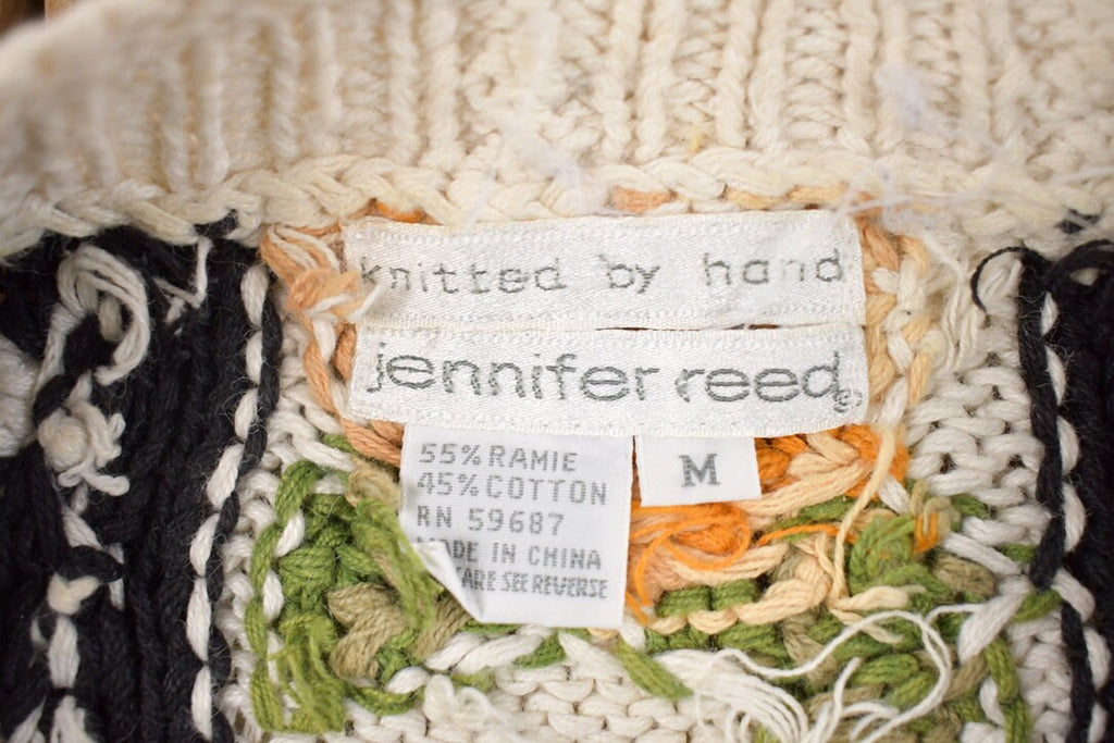 Vintage 1990s Jennifer Reed Knitted Crewneck Sweater