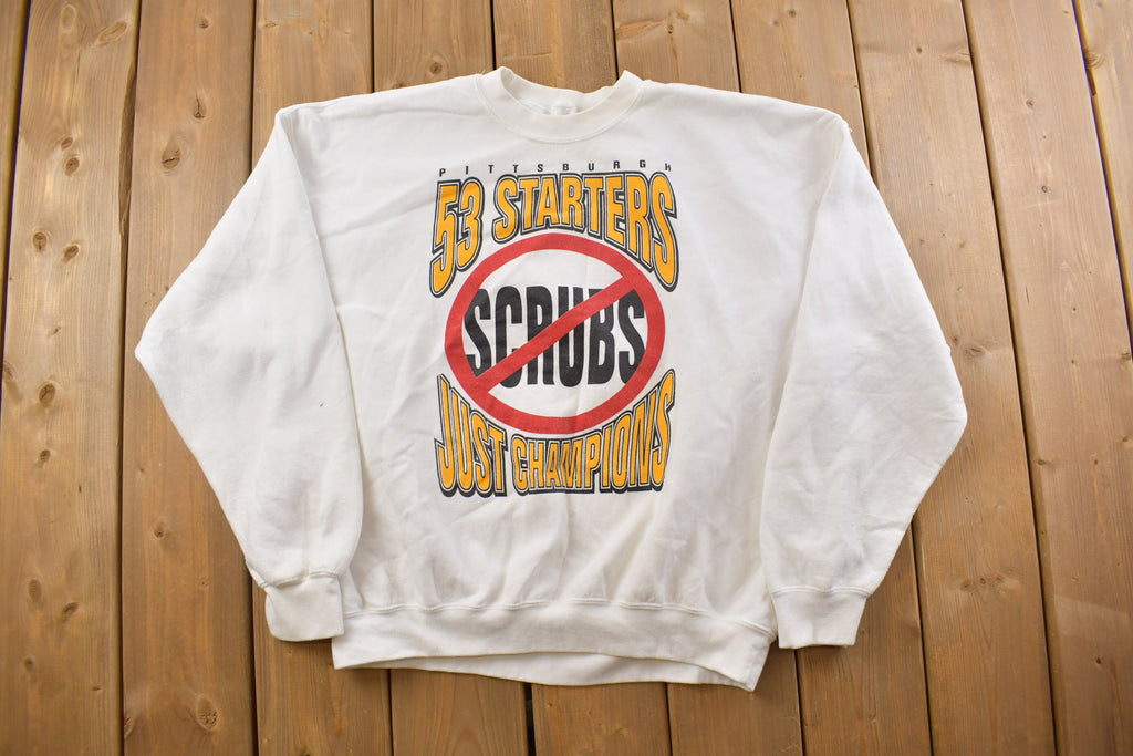 Vintage 1980s No Scrubs Crewneck Sweatshirt