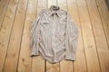 Vintage 1990s Fruit Of The Loom Royal Collection Gingham Casual Button Up Shirt