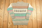 Vintage 1990s Knitted Crewneck Sweater