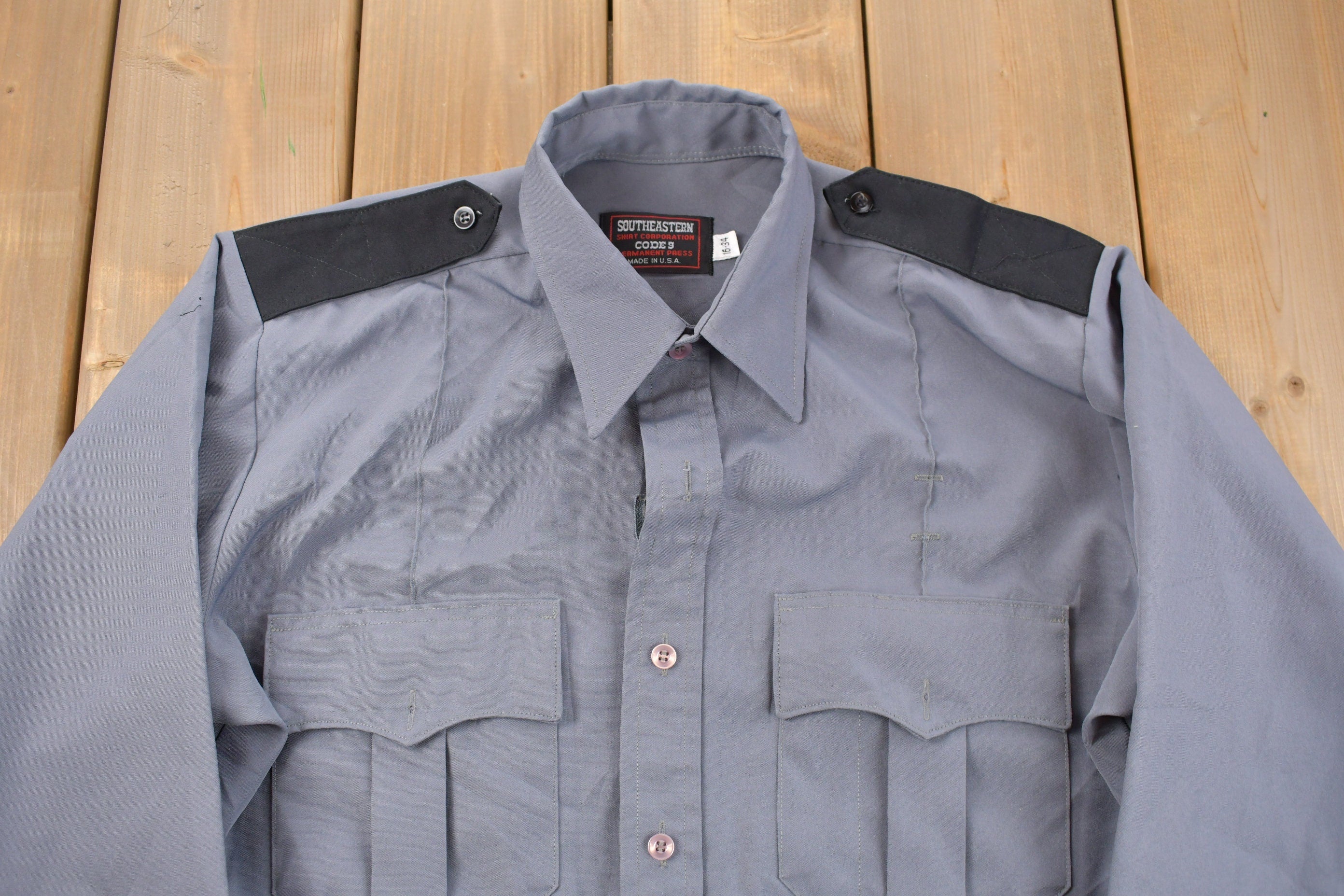 Vintage 1990s Blank Western Button Up Shirt