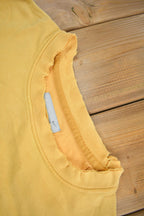 Vintage Y2K Nike Yellow Embroidered Mini Swoosh Crewneck Sweatshirt