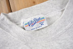 Vintage 1990s GP Bull Pups Embroidered Crewneck Sweatshirt Made In USA