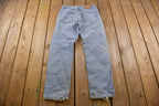 Vintage 1990s Blown Out Knee Rips Levi's 505 Red Tab Jeans Size 32 x 30