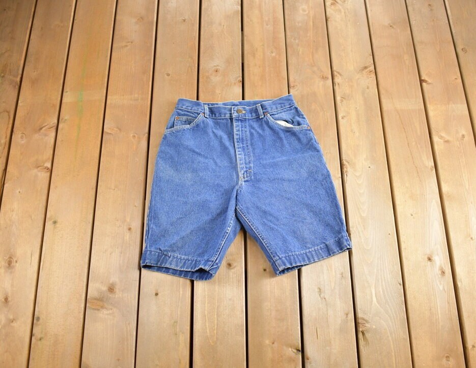 Vintage 1990s Lee Denim Jean Shorts Size 32x9