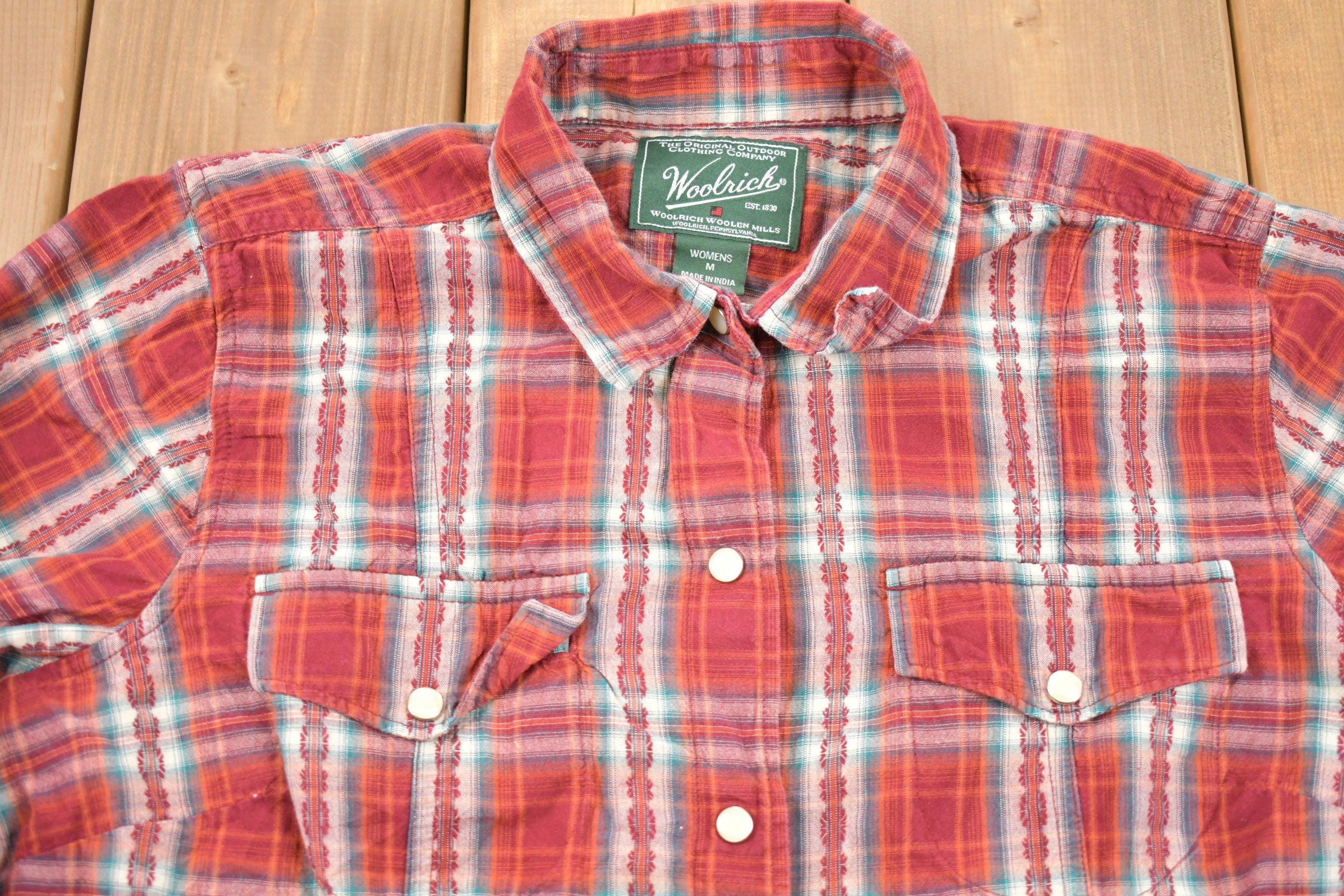 Vintage Woolrich 90's Button Up Shirt