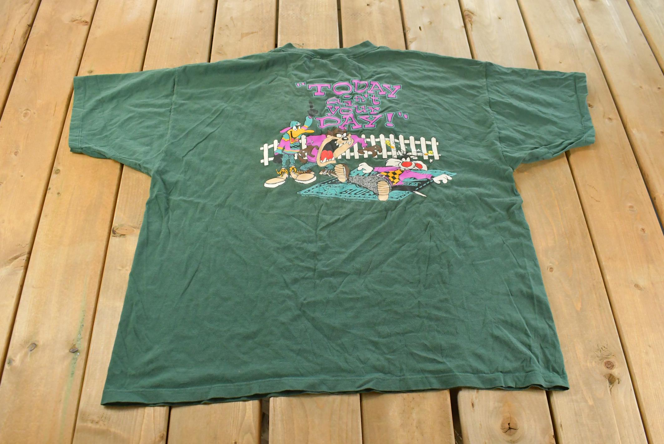 Vintage 1990s Looney Tunes Tweety Bird T-Shirt Men's 3X / 90s Warner Bros Cartoon Shirt / Made in USA / Single Stitch